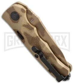 Schrade Mini Extreme Survival SC60MDTS Desert Camo Automatic - Tanto Serr -Deals Blade Master Store schrade sc60mdts side cm large